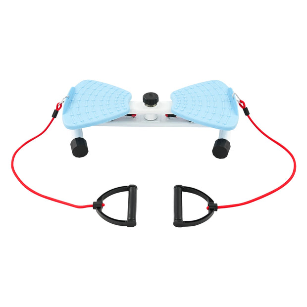 Two-Pedal Design Waist Exercise Twist Board(Blue) for Shaping/Slimming/Abdominal Tightening/Waist Slimming/Firming Buttocks-The Joop Basket