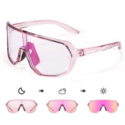 KAPVOE New Outdoor Photochromic Cycling Glasses for Men Women Mountain Bike Sunglasses Sports Goggles UV Protection