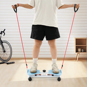 Two-Pedal Design Waist Exercise Twist Board(Blue) for Shaping/Slimming/Abdominal Tightening/Waist Slimming/Firming Buttocks-The Joop Basket