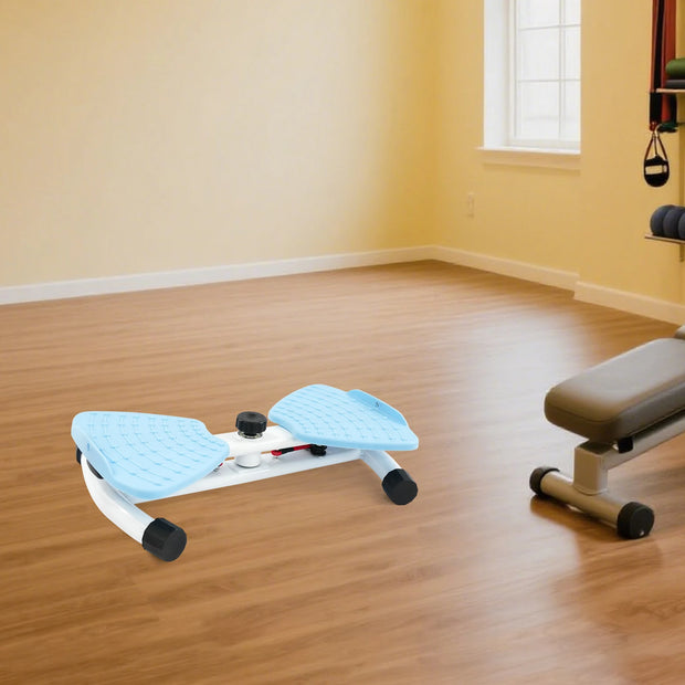 Two-Pedal Design Waist Exercise Twist Board(Blue) for Shaping/Slimming/Abdominal Tightening/Waist Slimming/Firming Buttocks-The Joop Basket