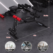 Ab Machine Multi-Functional Adjustable Ab Trainer Ab Workout Bench for Home Gym Sit Up Machine for Abdominal Exercise Chair for-The Joop Basket