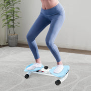 Two-Pedal Design Waist Exercise Twist Board(Blue) for Shaping/Slimming/Abdominal Tightening/Waist Slimming/Firming Buttocks-The Joop Basket