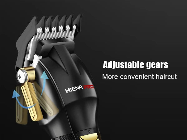 HIENA Trimmer Rechargeable Electric Hair Clippers Set LCD Shaver Dry And Wet Shaving Machine For Men Haircut Set Cordless Kit
