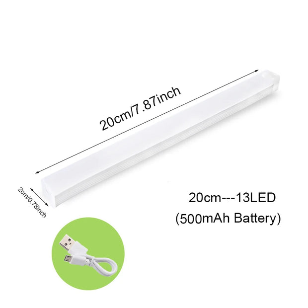 Motion Sensor Light Wireless LED Night Light USB Rechargeable Night Lamp For Kitchen Cabinet Wardrobe Lamp Staircase Backlight-The Joop Basket