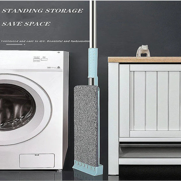 Newest Microfiber Flat Mop Hand Free Squeeze Cleaning Floor Mop with Washable Mop Pads Lazy Mop Household Cleaner Tools-The Joop Basket