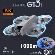 GT3 FPV Drone RC 8K 5G GPS Professional HD Aerial Photography Remote Control Aircraft HD Dual Camera Quadcopter Toy New UAV Gift-The Joop Basket