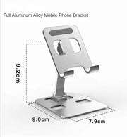 Universal All Aluminum Alloy Foldable Desk Phone Holder Mount Stand For Mobile Phone Holder For Tablet Desktop Metal Holder-The Joop Basket