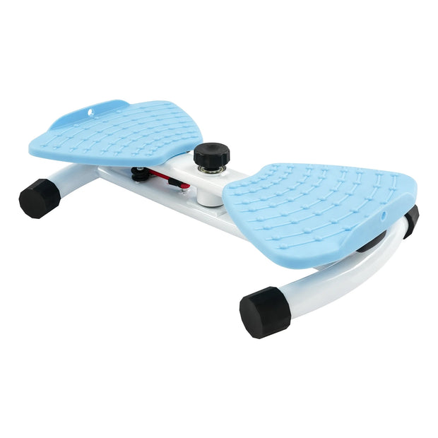 Two-Pedal Design Waist Exercise Twist Board(Blue) for Shaping/Slimming/Abdominal Tightening/Waist Slimming/Firming Buttocks-The Joop Basket