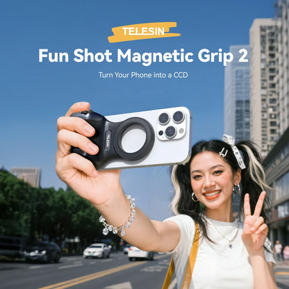 TELESIN FunShot 2 Magnetic Phone Grip & Remote Control-The Joop Basket