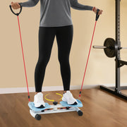 Two-Pedal Design Waist Exercise Twist Board(Blue) for Shaping/Slimming/Abdominal Tightening/Waist Slimming/Firming Buttocks-The Joop Basket