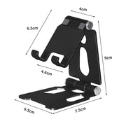 Metal Aluminum Alloy Mobile Phone Desktop Holder Stand for iPhone 13 14 Pro Stand Lazy Live Portable Folding Mobile Phone Stand-The Joop Basket