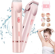 2-in-1 dual head women's electric shaver, women's electric hair clipper, women's electric trimmer, ideal New Year gift
