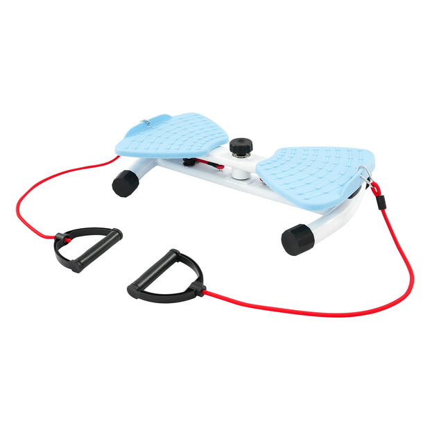 Two-Pedal Design Waist Exercise Twist Board(Blue) for Shaping/Slimming/Abdominal Tightening/Waist Slimming/Firming Buttocks-The Joop Basket