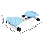 Two-Pedal Design Waist Exercise Twist Board(Blue) for Shaping/Slimming/Abdominal Tightening/Waist Slimming/Firming Buttocks-The Joop Basket