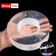 Nano Tape Super Strong Double-Sided Adhesive Tape Transparent Reusable Waterproof Tapes Heat Resistance Bathroom Home Decoration-The Joop Basket