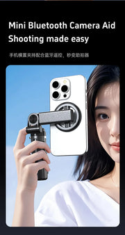 T20 Magnetic Portable Telescopic Selfie Stick 360° Rotation Universal for iPhone 16 15 14 13 12 11 Samsung Xiaomi Travel Outdoor-The Joop Basket