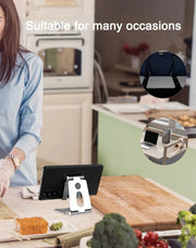 Metal Aluminum Alloy Mobile Phone Desktop Holder Stand for iPhone 13 14 Pro Stand Lazy Live Portable Folding Mobile Phone Stand-The Joop Basket