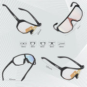 KAPVOE New Outdoor Photochromic Cycling Glasses for Men Women Mountain Bike Sunglasses Sports Goggles UV Protection