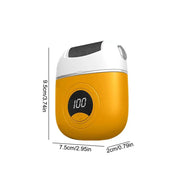 Electric foot rasp with digital display for callus removal and foot care.