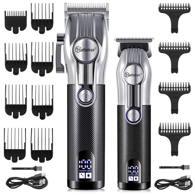 Hatteker Oilhead Electric Hair Clippers for Man Sculpting Parent-Child Set Multifunction Barber 2-Piece Grooming Kit-The Joop Basket