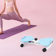 Two-Pedal Design Waist Exercise Twist Board(Blue) for Shaping/Slimming/Abdominal Tightening/Waist Slimming/Firming Buttocks-The Joop Basket