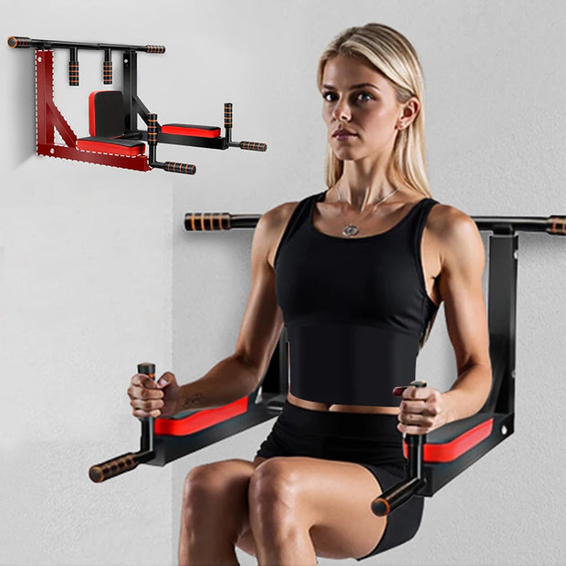 Multifunctional wall-mounted pull-up bar, the upward pull-up bar is used for indoor home gym workouts, pull-up fitness support.-The Joop Basket