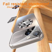 Luxury Glass Camera For Magesafe Magnetic Wireless Charge Case For iPhone 11 12 13 14 15 16 17 Pro Max Air Plus Shockproof Cover-The Joop Basket