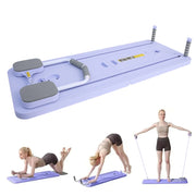 Ab Board Exercise Fitness Equipment Multi-Functional Pilates Reformer Foldable for Full-Body Core Strength Training Workout