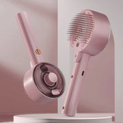 Cat Dog Steamy Brush for pet grooming and massage, featuring electric sprayer and massage combs.