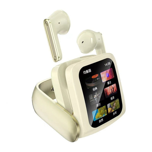 Full Touch Screen Bluetooth Headset Noise Reduction Card Long Endurance Smart Bluetooth Headset-The Joop Basket