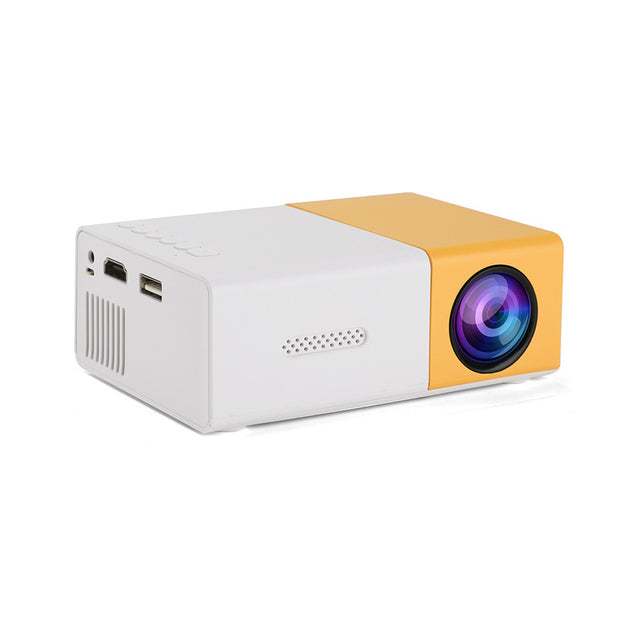 Projection Factory Cross-border Hot Mini-portable Projector Yg300 Small Yellow Machine HD Home Recommend Projector-The Joop Basket