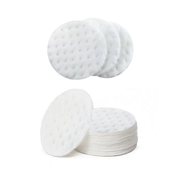 200 Count Round Hypoallergenic 100% Cotton Pads for Makeup, Cosmetics, Nail Polish, and Baby Care-The Joop Basket
