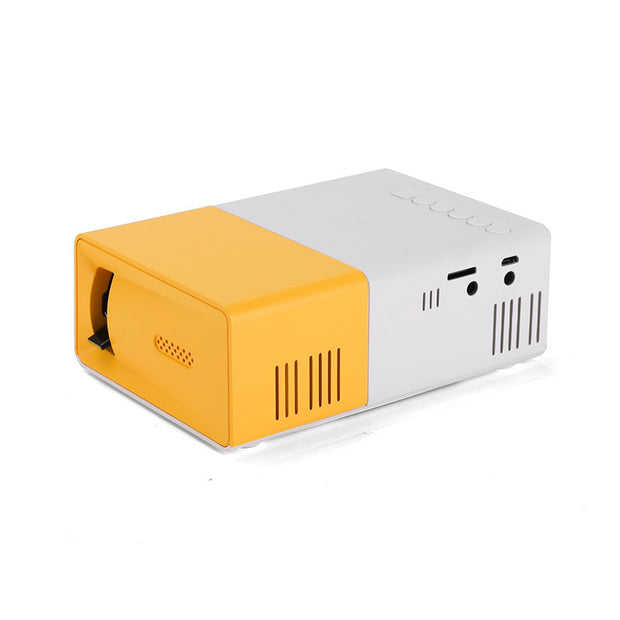 Projection Factory Cross-border Hot Mini-portable Projector Yg300 Small Yellow Machine HD Home Recommend Projector-The Joop Basket