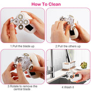 Electric Razor for Women Painless Leg Shaver Hair Remover for Leg Face Lips Body Arm Cordless Bikini Trimmer Lady Rechargeable Wet Dry Instant Shaver-The Joop Basket