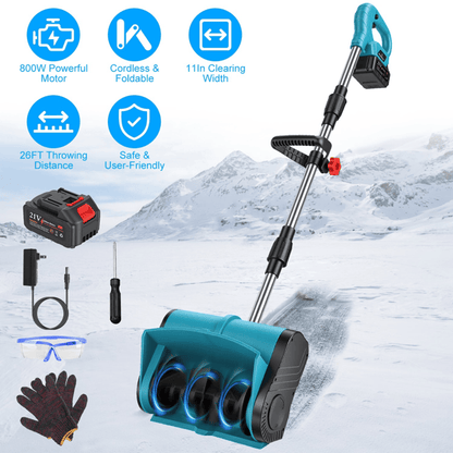 Showing 800W Electric Snow Shovel features