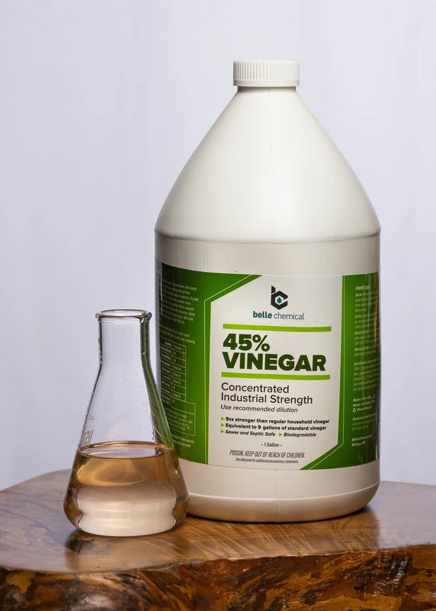 Concentrated Industrial Grade 45% Pure Vinegar - 1 Gallon
