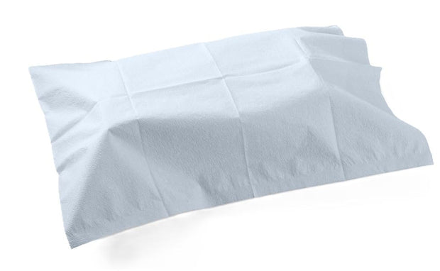 Avalon 703 Disposable Pillowcases, Blue, 21" x 30" (Pack of 100) - Single-Use, Tissue with Poly Backing to Prevent Leak-Through, Pebble Embossed, Medical Supplies-The Joop Basket