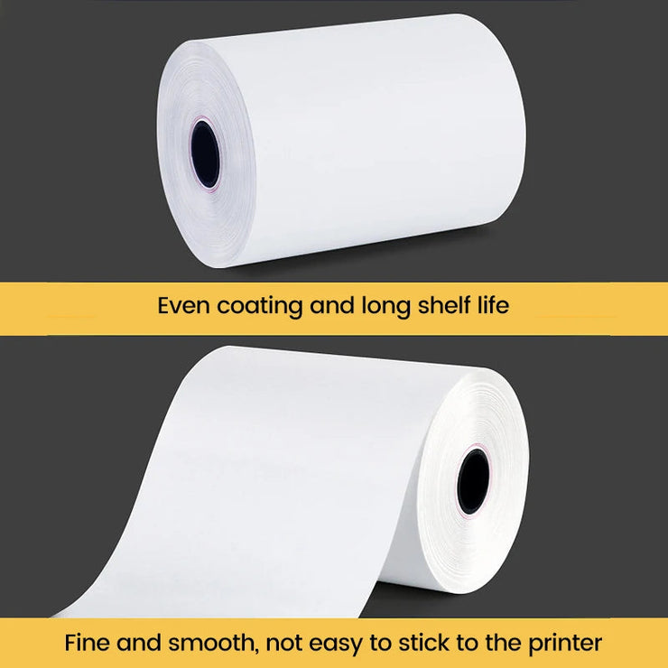 Olpg Thermal Paper Rolls for Mini Printer, 57MM, smooth and durable, ideal for notes, labels, and photos.
