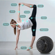 Electric fascial ball vibration massage ball for targeted muscle relief and relaxation.